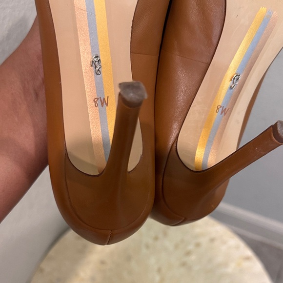 Sam Edleman Elegant Brown Leather heels 8 - Picture 11 of 11